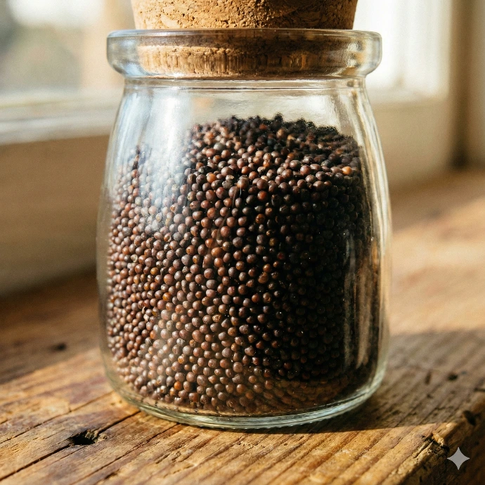 Mustard Seeds (Rai/Sarson) Clean and bold seeds
