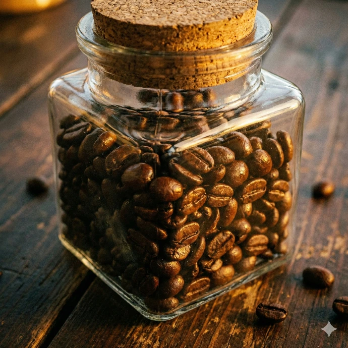 "Whole beans for true coffee connoisseurs. Grind fresh at home for an intense aroma and bold flavor."